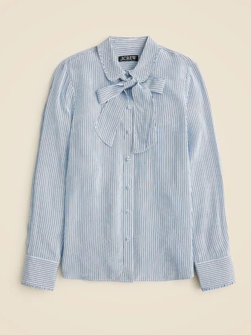 NWT J. Crew Tie-Collared Blouse